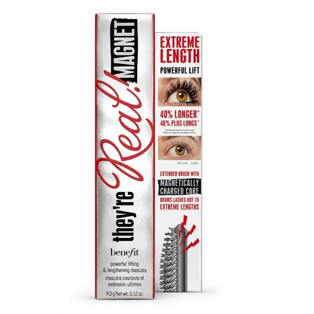 Benefit They're Real! Magnet Powerful Lifting & Lengthening Mascara -Black